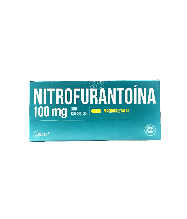 NITROFURANTOINA 100 MG CAJA X 300 CAPSULAS LP